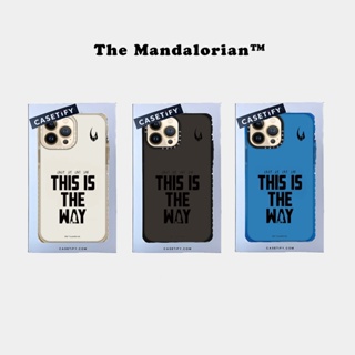 Casetify เคสโทรศัพท์มือถือแบบนิ่ม TPU ลาย The Mandalorian This Is The Way สําหรับ IPhone 14 13 12 11 Pro MAX Mini XS MAX XR X SE 6 6S 7 8 Plus