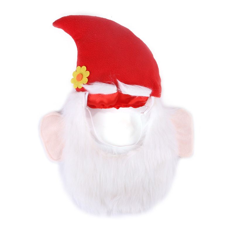 aoto-หมวกคอสเพลย์-รูปสุนัข-เครา-ฮาโลวีน-สําหรับสัตว์เลี้ยง-คริสต์มาส