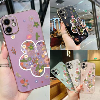 เคส Infinix Smart6 5 7 Note 30 12 G96 10 Pro Smart 5 Smart 6 Plus Smart6 (2G/ 32G) Smart7 4G 5G Electroplating Process Flower Soft Case