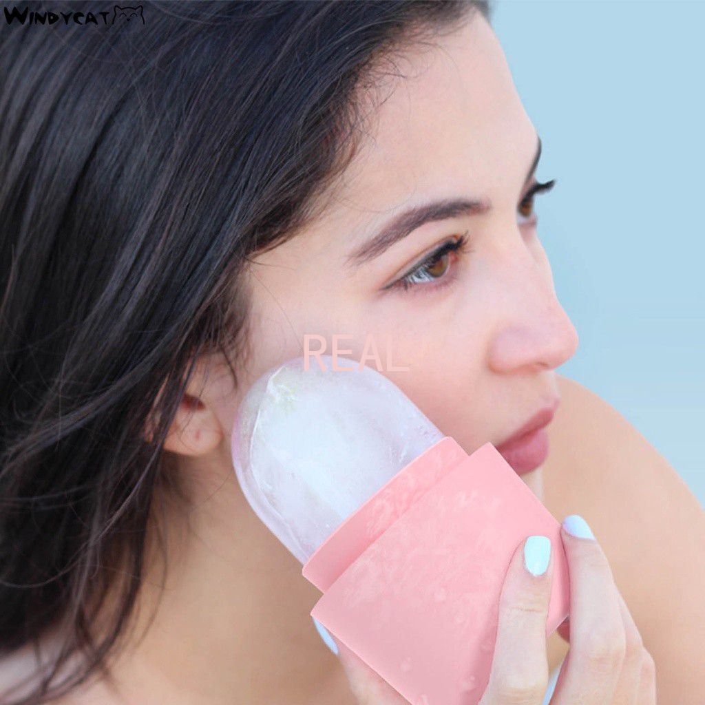 CYREAL Face Roller Ice Mold Face Lift เพื่อลดสิวรูขุมขนหดตัวนวด Ice