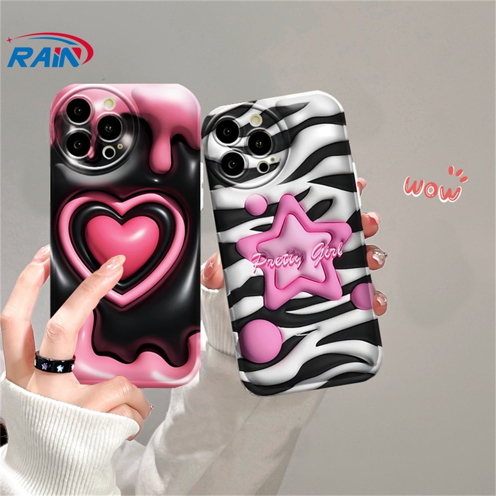 เคสโทรศัพท์มือถือ-tpu-พิมพ์ลายม้าลาย-หัวใจ-สีชมพู-สําหรับ-vivo-y02-y16-y22-y35-y21-y21t-y33t-y33s-y17-y15-y12-y11-y20-y20s-y12s-y12a-y91c-y1s-y95-y93-y50-y30i-y15s-y15a