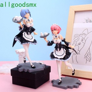 Allgoods ตุ๊กตาฟิกเกอร์ Anime Ram Rem Action Figure Re:Life In A Different World From Zero Girl หลากสีของเล่นสําหรับเด็ก