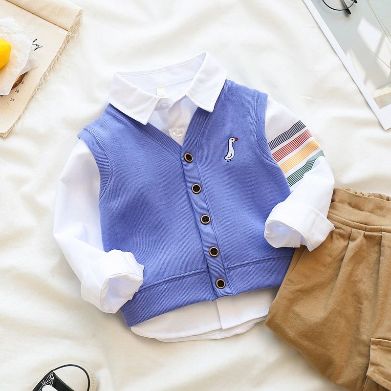 cartoon-v-neck-vest-boy-vest