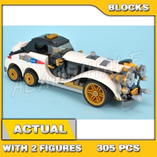 305 ชิ้น Super Heroes DC Batman รบกวนมาตัดสินใจ Vehicle The Penguin Arctic Roller Pursuit Mini Escape Pod 10631 ของเล่นบล็อกสร้างเล่นที่เข้ากันได้กับโมเดลบล็อก 70911