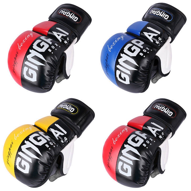 Competitive Half Finger Boxing Glove Sanda Fighting Adult Boxing Gloves