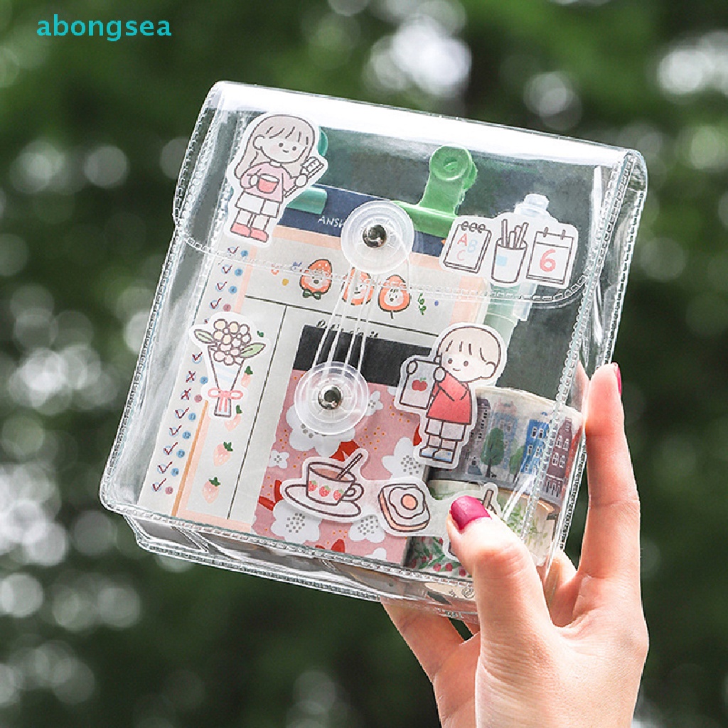 abongsea-transparent-cosmetic-bag-waterproof-pvc-pencil-toiletry-carry-pouch-portable-organizer-stationery-storage-bag-supplies-office-nice