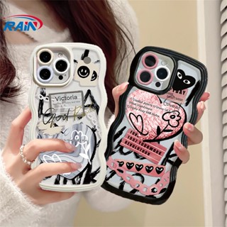 เคสโทรศัพท์มือถือ TPU ลายหน้ายิ้ม สีชมพู สําหรับ OPPO A17 A57 2022 A15 A16 A16K A54 A12 A5S A7 A94 A93 A3S A11k A53 A31 A52 A92 A37 F9 A1K A76 A36 5F A9 2020