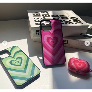 Heart Beam - Epoxy bumper case (9 types) compatible for iPhone 14 13 12 11 pro max mini s23 s22 s21 s20 note ultra plus red pink rainbow purple green blue gray