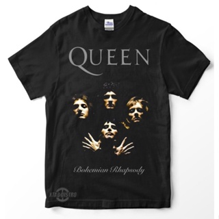 UNIQLO เสื้อยืด พิมพ์ลาย queen band BOHEMIAN RAPSODY พรีเมี่ยม โอเวอร์ไซซ์ สําหรับผู้ชาย