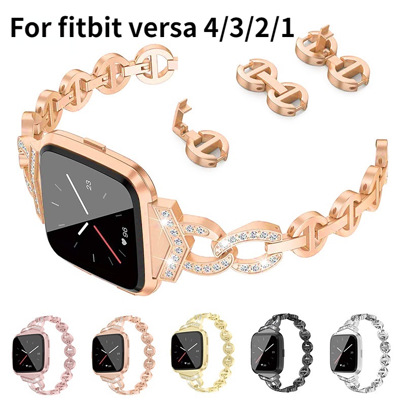 สายนาฬิกาข้อมือโลหะ-ประดับเพชร-แบบเปลี่ยน-สําหรับ-fitbit-versa-4-3-2-versa-lite-band-fitbit-versa-2-4-3