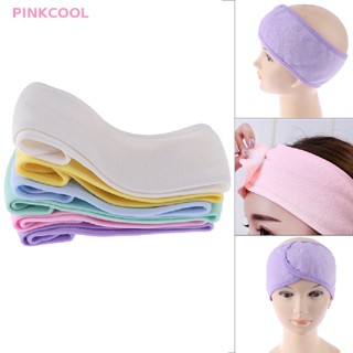 Pinkcool ที่คาดผม เครื่องประดับ สําหรับอาบน้ํา สปา ล้างหน้า เครื่องสําอาง 1 ชิ้น