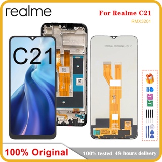 หน้าจอสัมผัส LCD 6.5 นิ้ว สําหรับ OPPO Realme C21 RMX3201 Realme C20 RMX3063 RMX3061