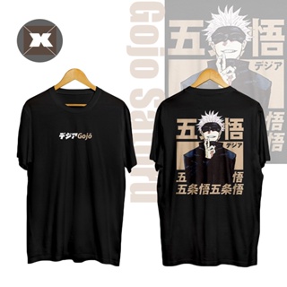 Jujutsu Kaisen-Gojou Satoru T-shirt Cosplay Short Sleeve Tops Casual Tees Unisex Shirt Plus SIze _03