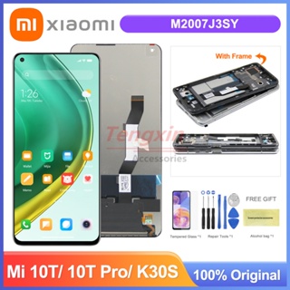 หน้าจอแสดงผล Lcd ดิจิไทเซอร์ 6.67 นิ้ว พร้อมกรอบ สําหรับ Xiaomi Mi 10T Mi 10T Pro 5G Redmi K30S M2007J3SC