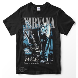 Kurt cobain NIRVANA T-Shirt 1982-94 Premium tshirt kurt cobain grunge rock T-Shirt band nevermind smells like teen _03