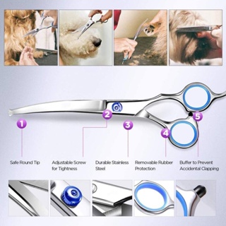 Blueoutlet Top paw Grooming Scissors กรรไกรตัดขนสัตว์เลี้ยง