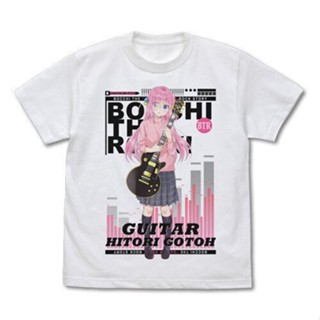 Bocchi the Rock!  ผู้ชายและผู้หญิงเทรนด์แฟชั่นฤดูร้อนระบายอากาศแขนสั้น