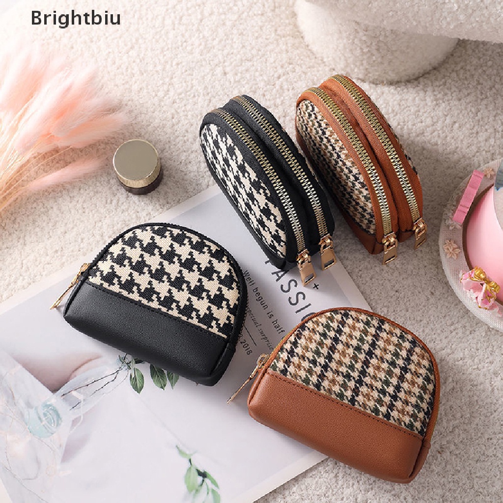 brightbiu-ใหม่-กระเป๋าสตางค์-กระเป๋าใส่เหรียญ-มีซิปคู่-สไตล์วินเทจ-สําหรับผู้หญิง-th