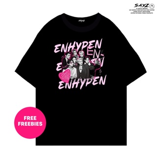👕🔥(พร้อมส่ง) เสื้อเชิ้ต Enhypen สีชมพู | เสื้อยืด Enhypen | Engene | เสื้อเชิ้ต ผ้าฝ้าย สไตล์ยุค 24 | โดย sayzco