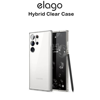 Elago Hybrid Clear Case เคสกันกระแทกเกรดพรี่เมี่ยมจากอเมริกา เคสสำหรับ Galaxy S23/S23Plus/S23Ultra(ของแท้100%)