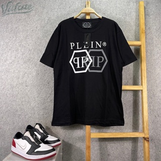 PRIA HITAM Kaos Distro PHILIPP PLEIN Black Hype Beast Size USA Short Sleeve Men Women - tshirt holdout store VF_01