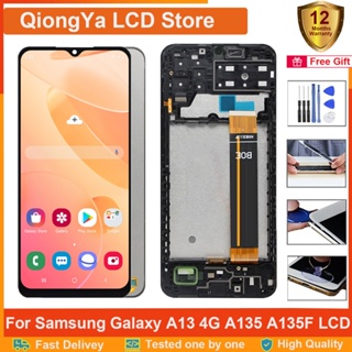 หน้าจอแสดงผล LCD 6.6 นิ้ว A13 4G สําหรับ Samsung Galaxy A13 LTE A135 SM-A135F A135B A135U A135U1