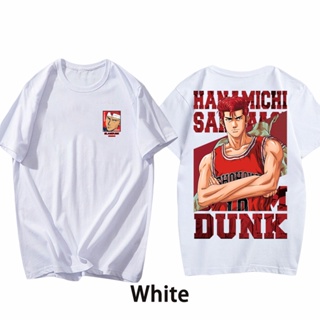 S-5XL SLAM DUNK HANAMICHI SAKURAGI Basketball Character Cotton T-shirt For Mens_08