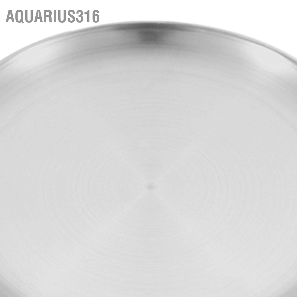 aquarius316-ชุดจาน-สเตนเลส-ทรงกลม-สําหรับปิกนิกกลางแจ้ง-บาร์บีคิว-ตั้งแคมป์