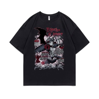 Unisex 100% Cotton Couple T-Shirt New Couple Anime Cartoon Asta Black Clover T Shirt Men Women Fashion Harajuku Jap_03