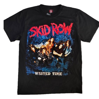 [S-5XL] เสื้อวงร็อค Skid Row Tshirt Rock เสื้อยืดวงร็อค Skid Row