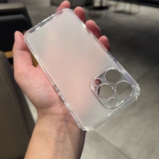 Simple Frosted Phone Case For Iphone11 Phone Case 12promax All-Inclusive Apple 13 Soft XR Transparent X/XS Men and Women 7P/8