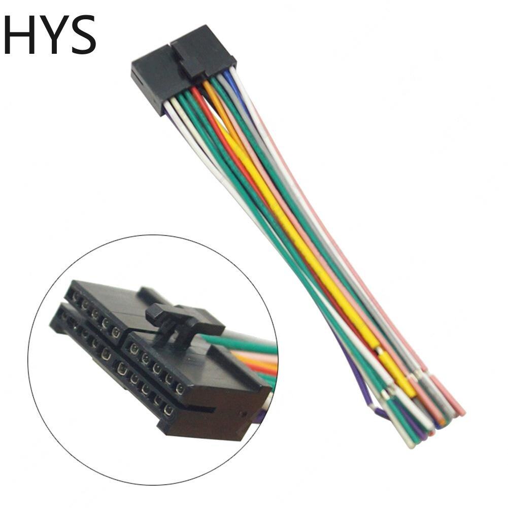 HYS Car Radio Wire Harness 20pin Audio Wiring Adapter Cd Dvd Connector ...