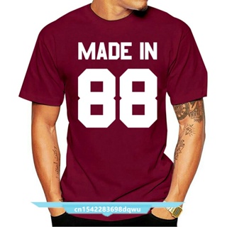 Made In 88 - Mens T-Shirt - 13 Colours - 28th Birthday - Present - Gift -1988 Print T Shirt Mens Short Sleeve Hot _03