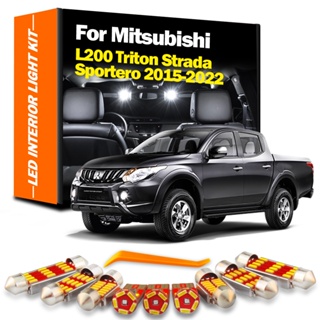 ชุดหลอดไฟ LED 11 ชิ้น สําหรับ Mitsubishi L200 Triton Strada Sportero 2015 2016 2017 2018 2019 2020 2021 2022