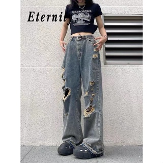 Eternity  กางเกงขายาว กางเกงขายาวผู้หญิง สไตล์สาวหวานเกาหลี 2023 ใหม่ CK23030604 Beautiful fashion ทันสมัย สวย A27L01U 36Z230909