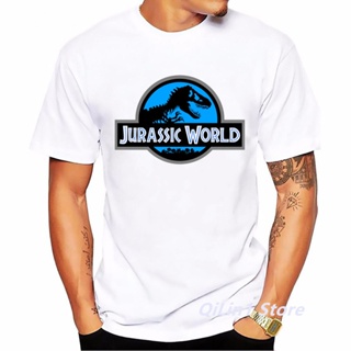 [S-5XL] Jurassic Park การ์ตูนอนิเมะ Jurassic World Blue Raptor พิมพ์ &amp;#39; s เสื้อยืดลําลอง ลายกราฟฟิค camisa เข้ากับทุก