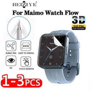 ฟิล์มไฮโดรเจล กันรอยหน้าจอ แบบนิ่ม สําหรับ Maimo Smart Watch Flow 3 ชิ้น