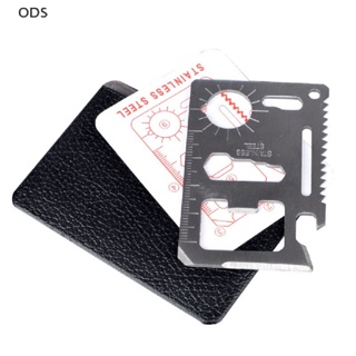 ODS Pocket Tool Credit Card 11 In 1 Portable Outdoor Camping Survival Multi-Tool OD