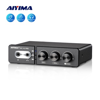 Aiyima เครื่องถอดรหัสเสียงเล่นเกม DAC-A2 PRO ESS9018K2M USB ไฟเบอร์โคแอกเชียล รองรับคอมพิวเตอร์ PS4 5
