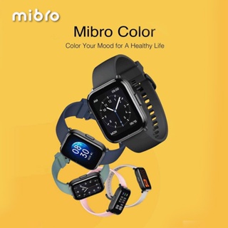 Xiaomi Youpin สมาร์ทวอทช์ รุ่น Mibro Color นาฬิกาออกกำลังกาย วัดออกซิเจน ระบบสัมผัส กันน้ำ การเต้นหัวใจ รับประกัน 1 ปี