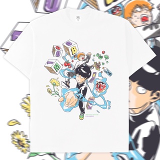 [S-5XL] เสื้อยืด พิมพ์ลายการ์ตูน Mob Psycho 100v1