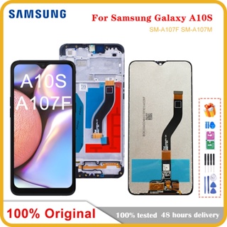 A107 ของแท้ หน้าจอสัมผัสดิจิทัล LCD 6.2 นิ้ว สําหรับ SAMSUNG Galaxy A10S 2019 SM A107F A107M DS
