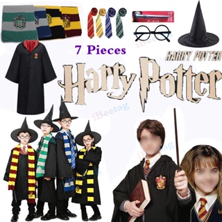 ภาพหน้าปกสินค้าharry potterเสื้อคลุม ผ้าพันคอ คอสเพลย์ แฮร์รี่ พอตเตอร์ สําหรับปาร์ตี้ฮาโลวีน 7 ชิ้น ซึ่งคุณอาจชอบราคาและรีวิวของสินค้านี้