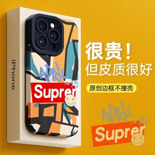supreme เคสโทรศัพท์มือถือ ซิลิโคนนิ่ม กันกระแทก ลายสไปเดอร์แมน สําหรับ Iphone 14 11 13 12 pro max 7 8 13 Pro Max XR XSMAX 12PM 11PROMAX 14PLUS CASES