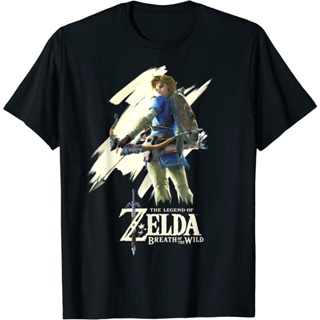 [S-5XL] Zelda Breath of the Wild Link Stare.j Childrens T-Shirt Fashion Clothing Tops Boys Girls Distro Character 1-12