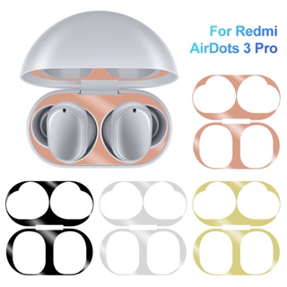 สติกเกอร์โลหะ ป้องกันฝุ่น สําหรับ Redmi Air dots 3 Pro Redmi Airdots 3 Pro