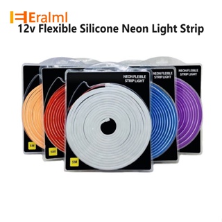 eralml  Led Flexible Silicone Neon Light Strip Set 2835 5m 12v Low Voltage 6x12 Waterproof Flexible Light Strip