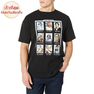 เสื้อยืดคอวีผู้ชาย Star Wars Mens High School Yearbook T-Shirt men เสื้อ ยืด ผู้ชาย คอกลม โอเวอร์ ไซส์S-5XL