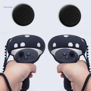 Doublebuy ฝาครอบจอยสติ๊ก VR แบบซิลิโคน 2 ชิ้น สําหรับ Oculus Quest 2