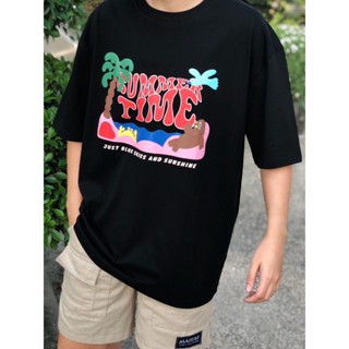 เสื้อยืด Freesize ลาย summer timeS-5XL